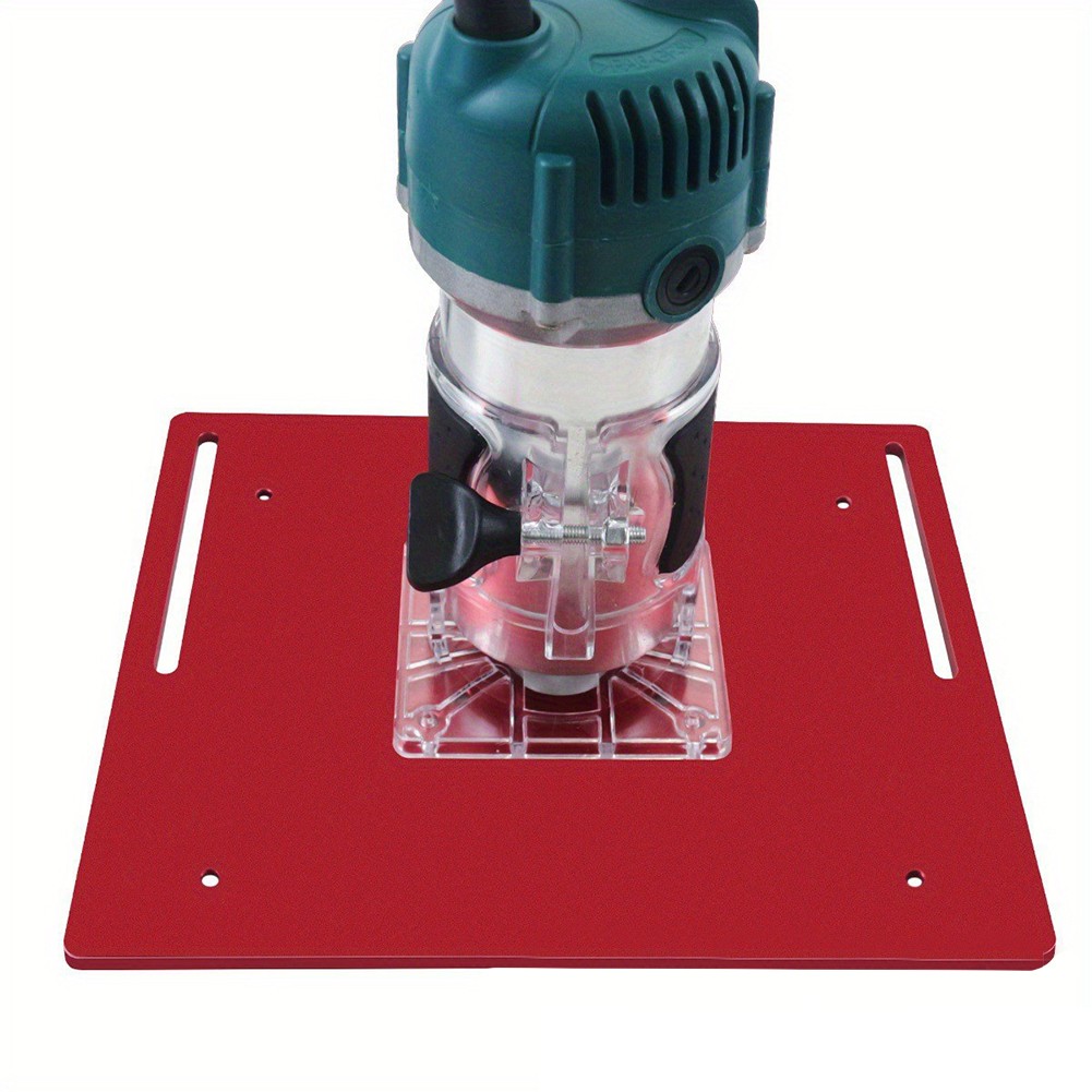 Electric Wood Milling Table Insert with Miter Gauge for Precision Cuts