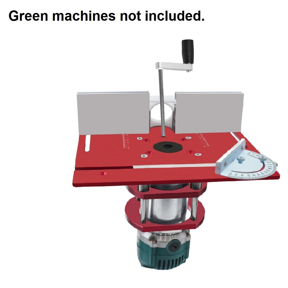 Router Table Insert Plate with Miter Gauge for Precision Cutting Tasks