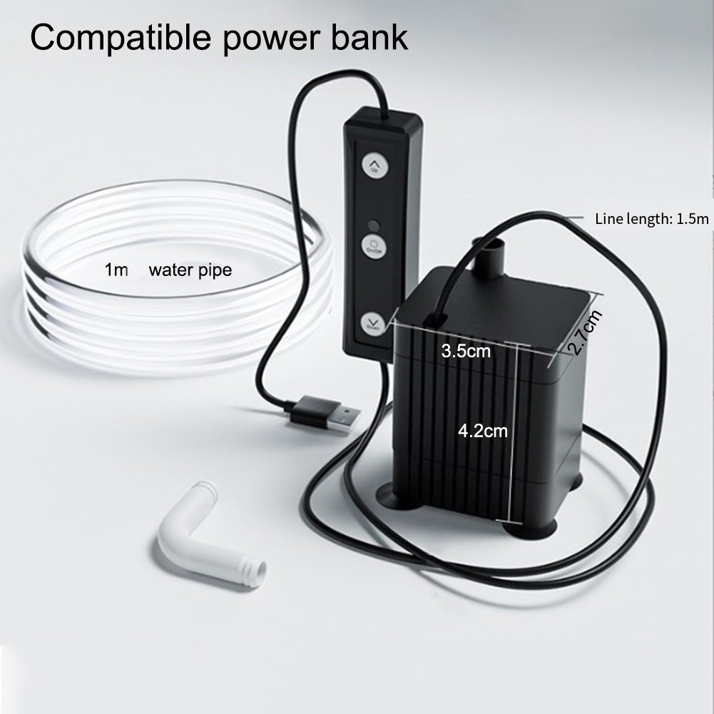 Praktische USB Mini Springbrunnenpumpe mit leichtem Aufbau und Funktionalit?t - Bild 16 von 20