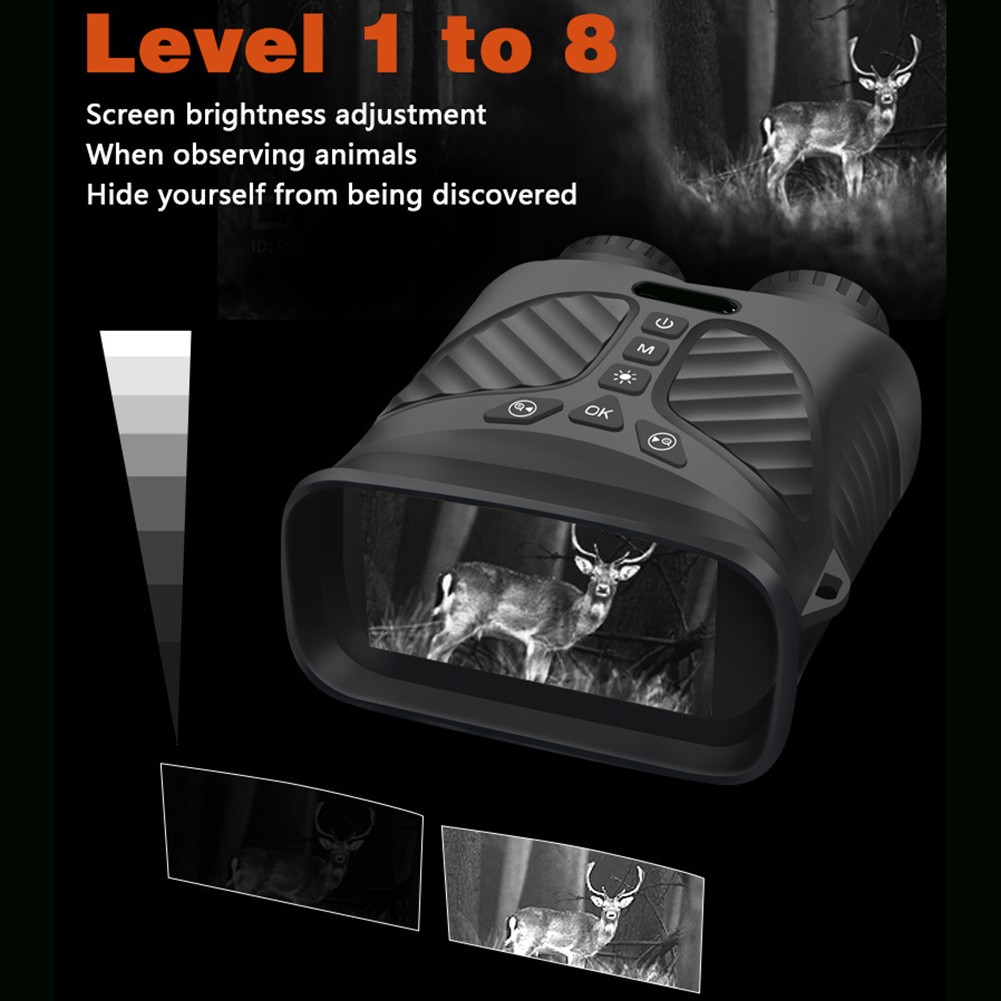 Digital For Night Vision Binoculars with 10x Optical Zoom for Bird Watching