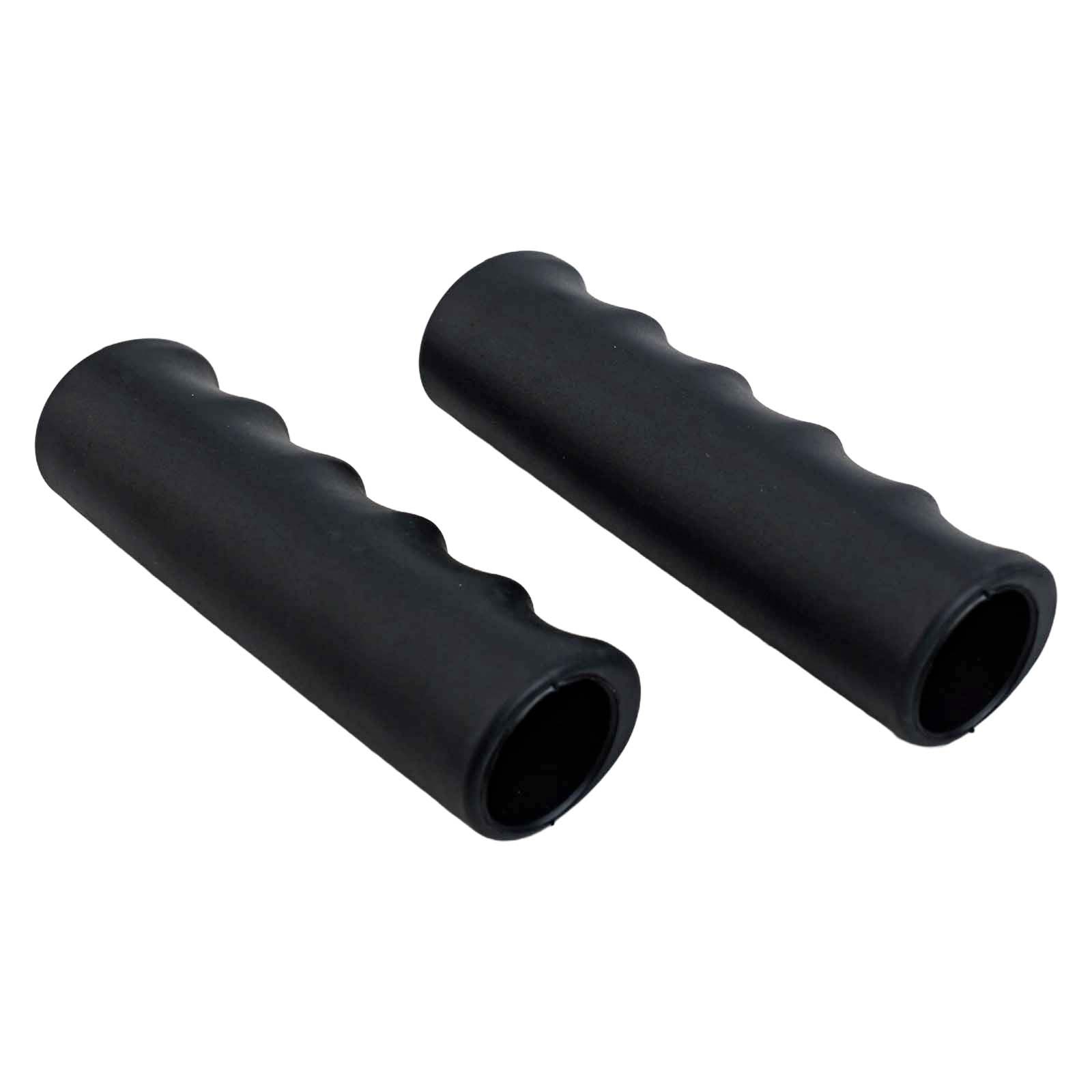 Easy Installation Wheelbarrow Replacement Handles Black Rubber Grips 2 Pieces - Picture 55 of 94