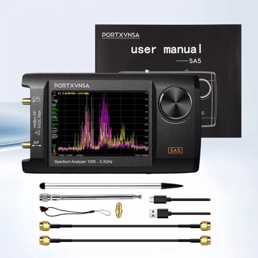 SA5 100K Handheld Spectrum Analyzer Signal Generator with 4 Inch Display - Picture 20 of 20