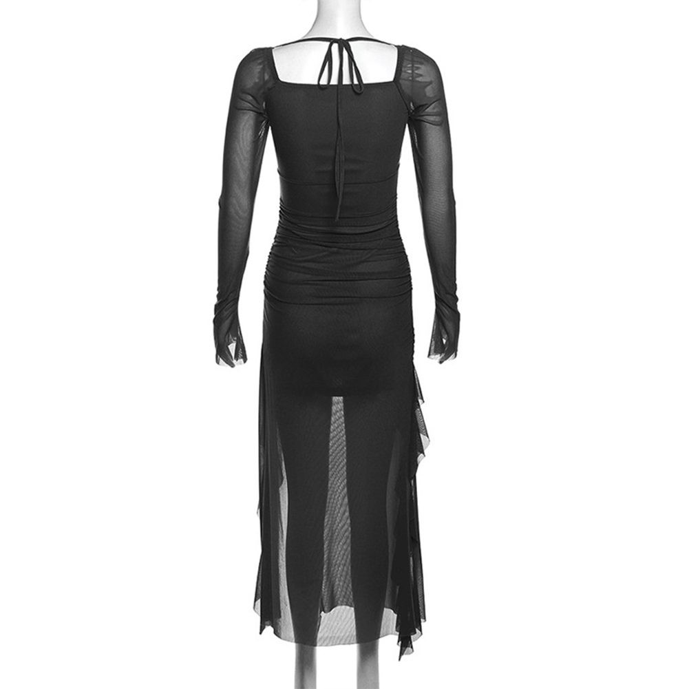 Élégant vêtement décontracté femme design irrégulier vendre manches longues style