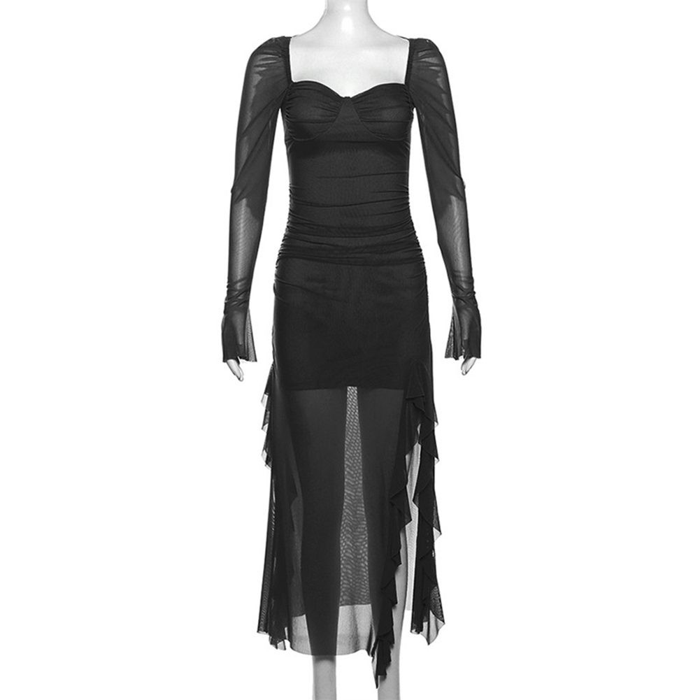 Élégant vêtement décontracté femme design boutiques irrégulier manches longues style