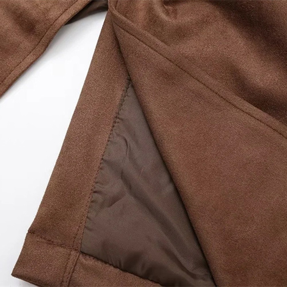 Eleganter langer Damen Windschutz Mantel mit Gürtel für Herbst- und Wintermode - Bild 19 von 48