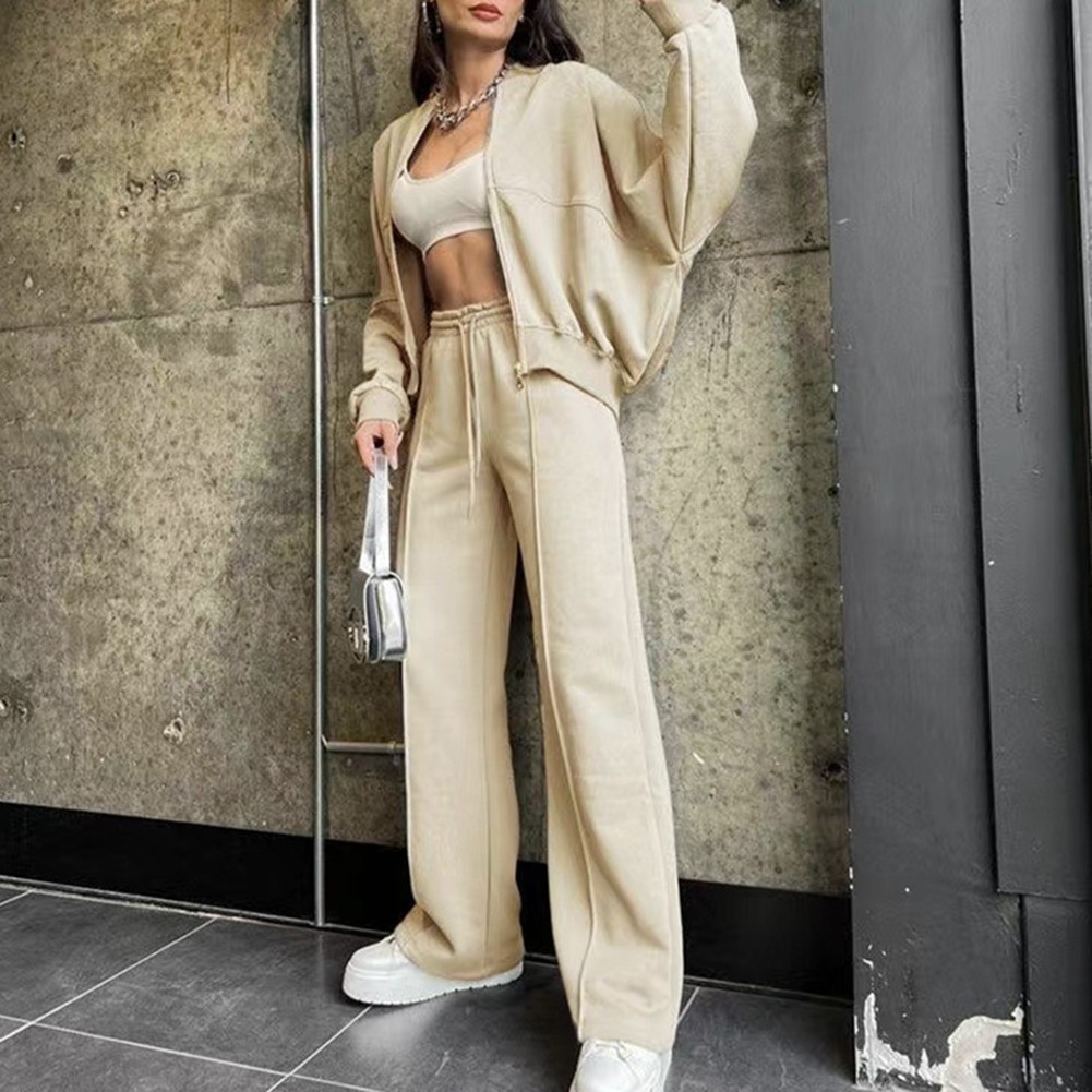 Affordable Women Streetwear 2PCS Outfit with Comfortable Fabric Choices