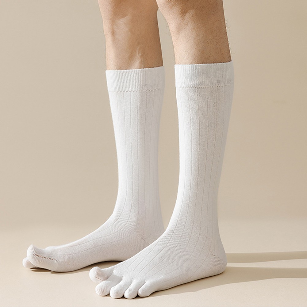 Five Toe Stripe Sports Socks for Men Cotton Breathable and Comfortable - Picture 22 of 26