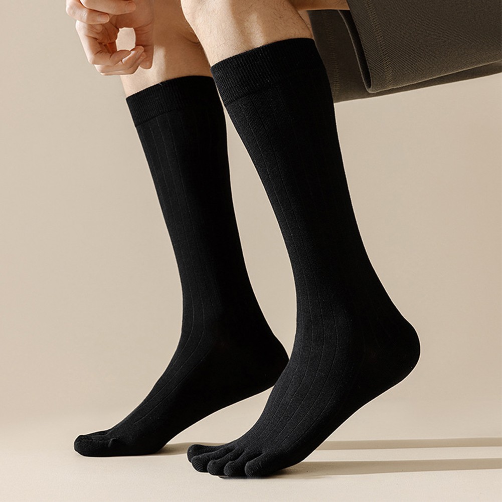 Five Toe Stripe Sports Socks for Men Cotton Breathable and Comfortable - Picture 14 of 26