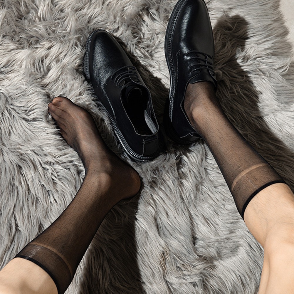 Innovative Design Men's Lightweight Sheer Stocks for Modern Professionals - Picture 22 of 28