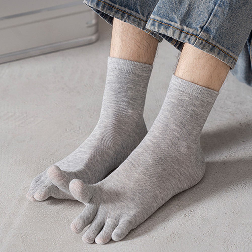 Unisex Fünf Zehen Sportsocken für Damen und Herren Baumwolle Atmungsaktiv Lauf - Picture 21 of 32