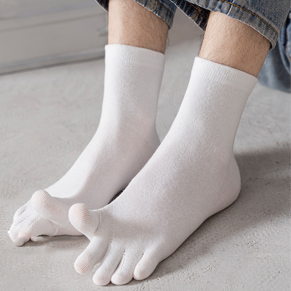 Unisex Fünf Zehen Sportsocken für Damen und Herren Baumwolle Atmungsaktiv Lauf - Picture 17 of 32