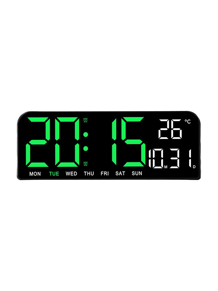 Réveil LED Horloge Numérique LED Affichage Date et Semaine Affichage Haute officiel Dé