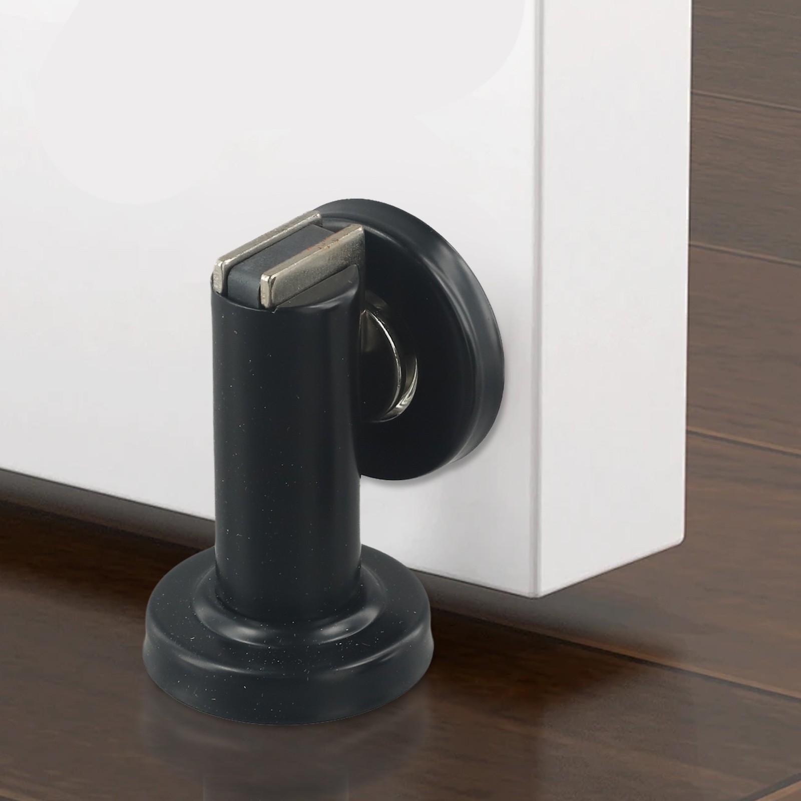Lot de 2 but??es de porte robustes outlet en acier inoxydable montage mural/plancher ma