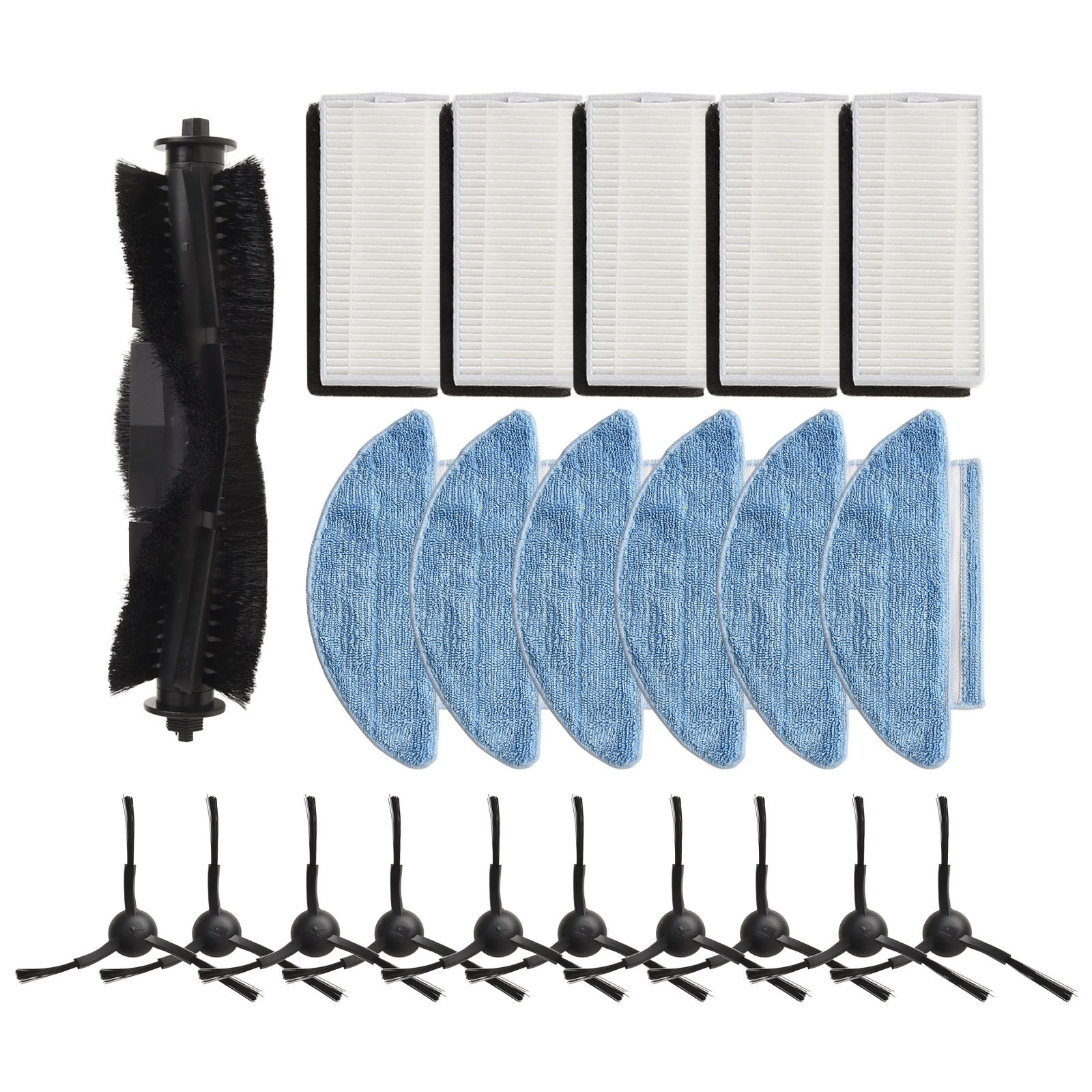 Brosses 2024 Latérales Filtres et Vadrouille Vêtements Compatible avec Pour Kits As