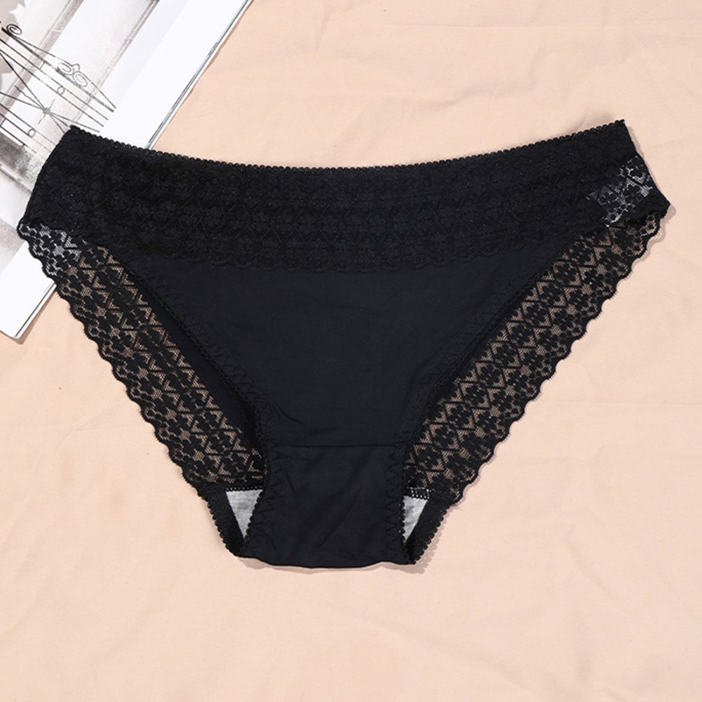 Trendy Womens Underwear with Breathable Fabric and Elegant Lace Features - Picture 8 of 12