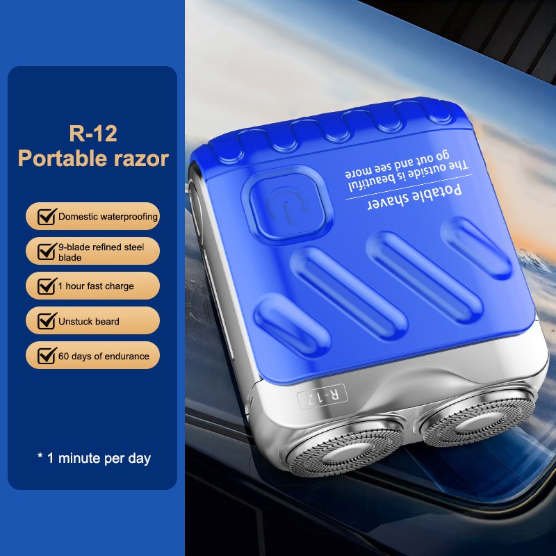 IPX7 Waterproof Electric Shaver Rechargeable Type C for Travel and Home Use - Picture 16 of 20