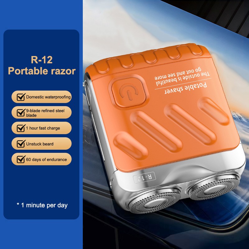 IPX7 Waterproof Electric Shaver Rechargeable Type C for Travel and Home Use - Picture 14 of 20