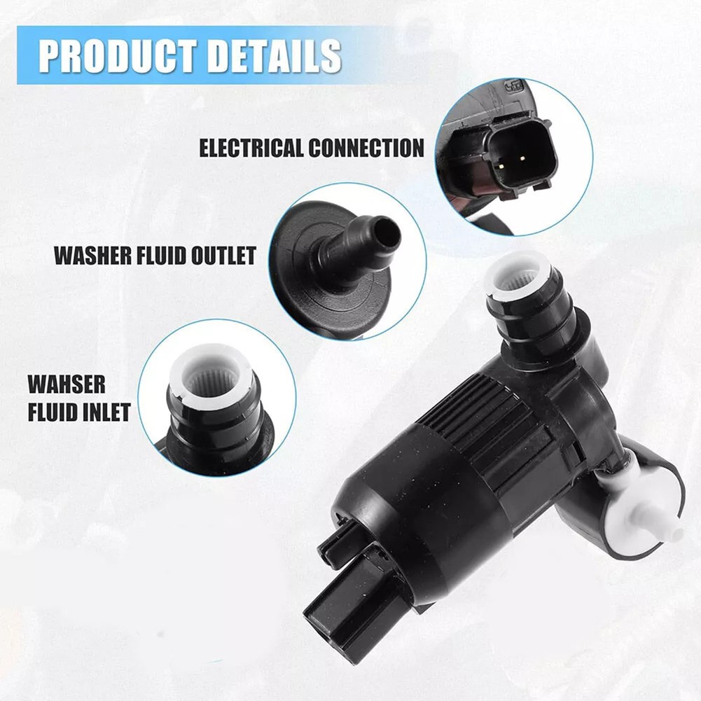 Windscreen Washer Pump for Multiple For Ford Models with Part Number JL1Z17664A - Picture 7 of 16