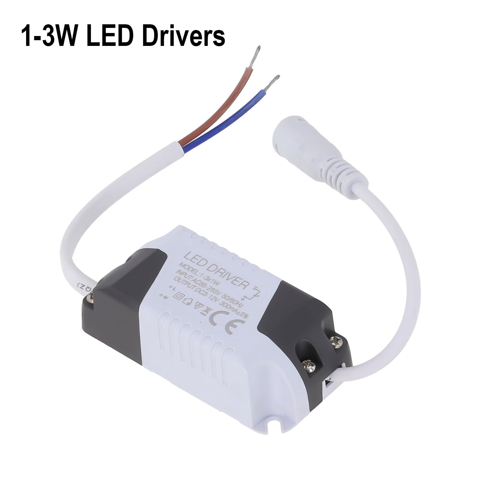 Long Lasting LED Driver Power Supply Transformer AC85 265V for 4 7W LED Lights