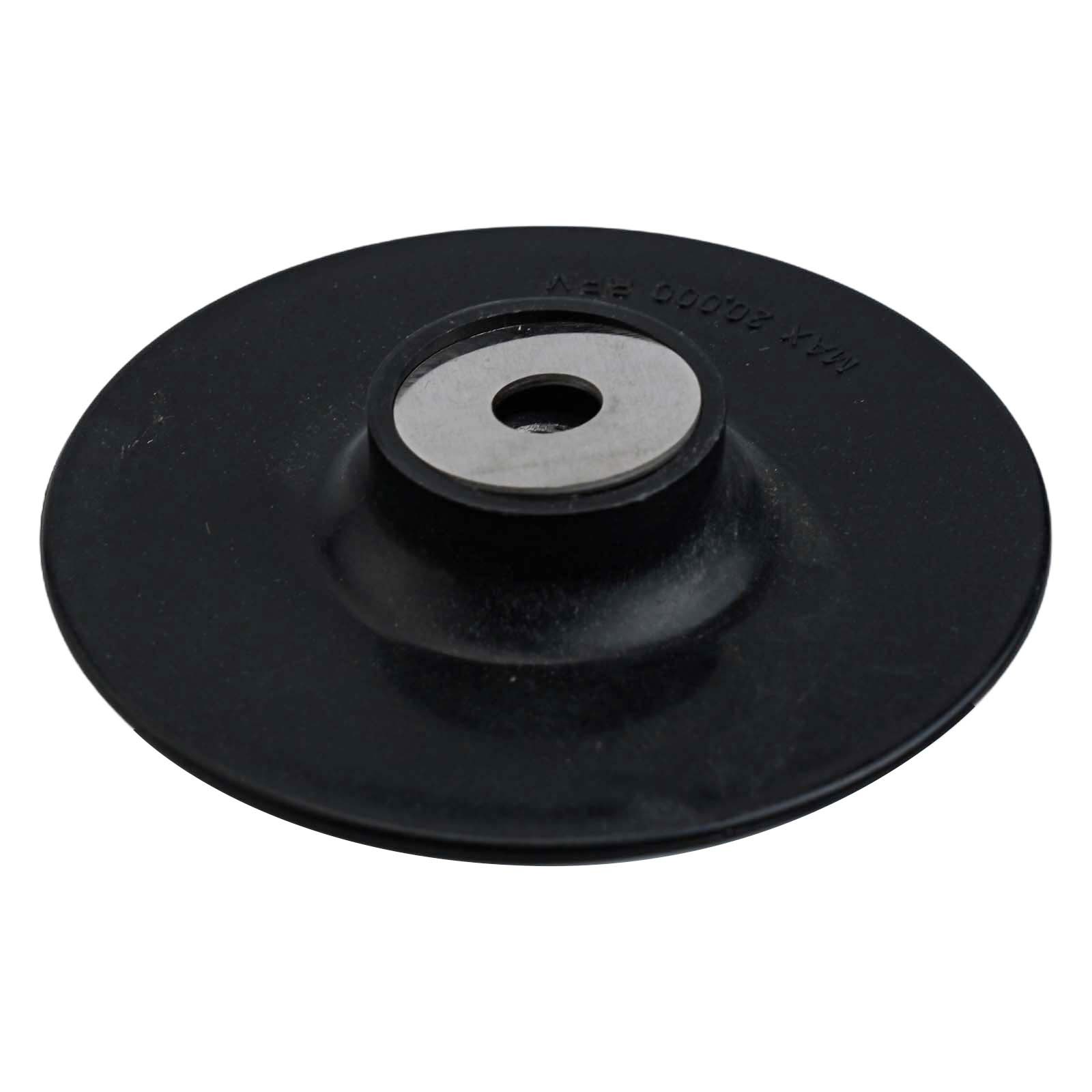 Convenient 100mm Backing Pad for Angle Grinder Fibre Discs with Lock Nut