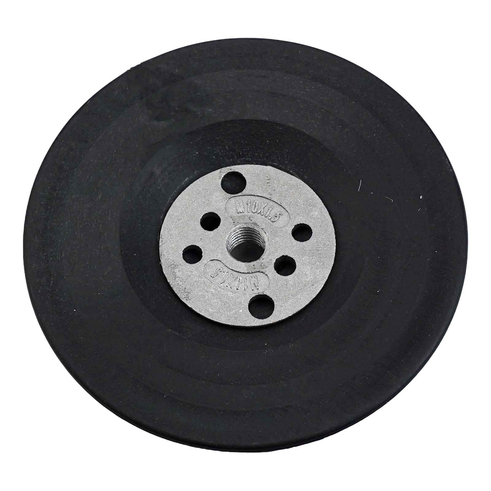 Convenient 100mm Backing Pad for Angle Grinder Fibre Discs with Lock Nut