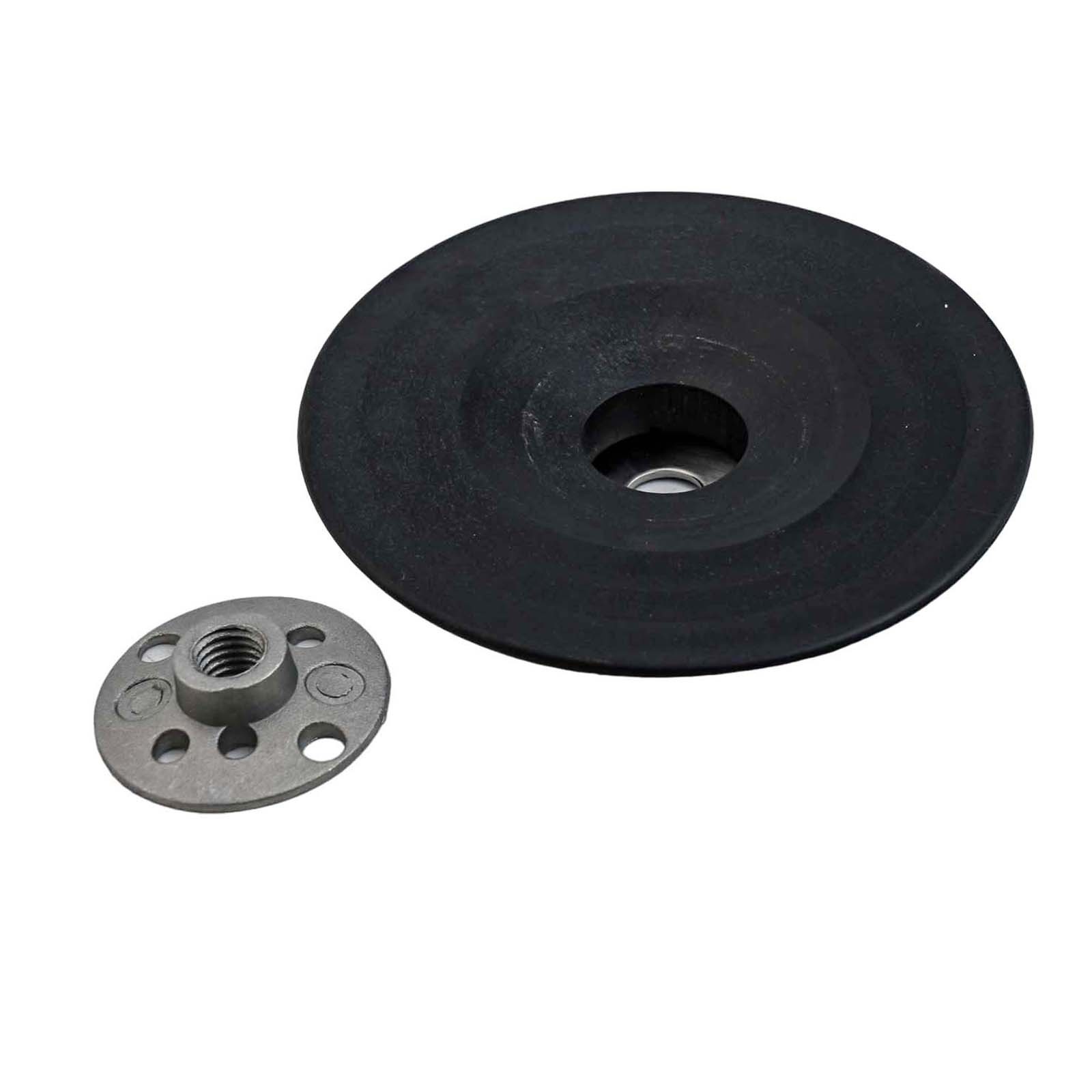 Convenient 100mm Backing Pad for Angle Grinder Fibre Discs with Lock Nut