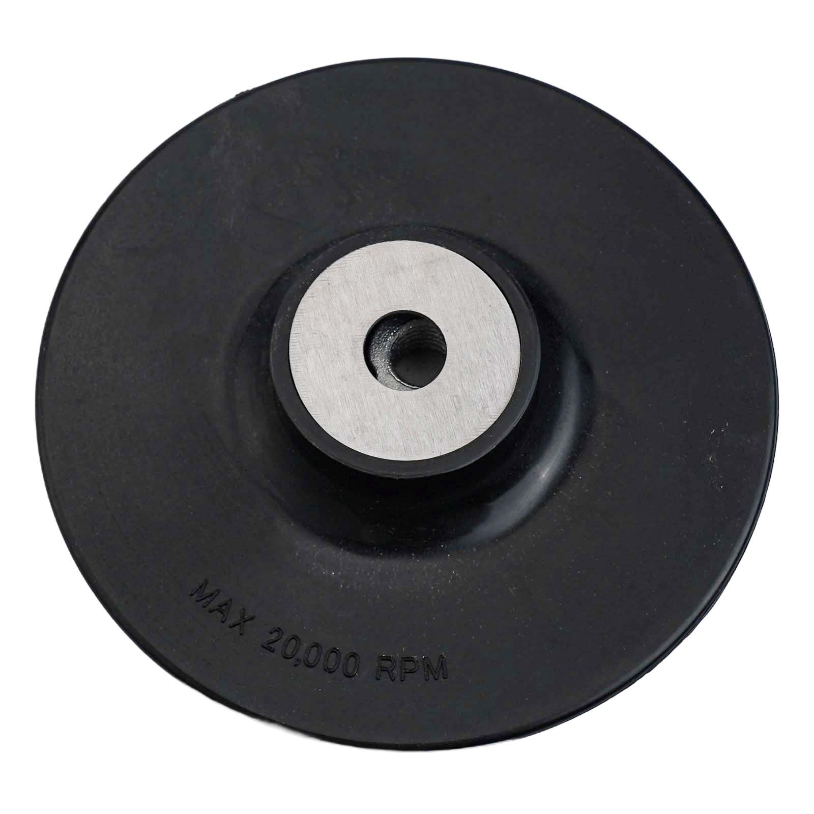 Convenient 100mm Backing Pad for Angle Grinder Fibre Discs with Lock Nut