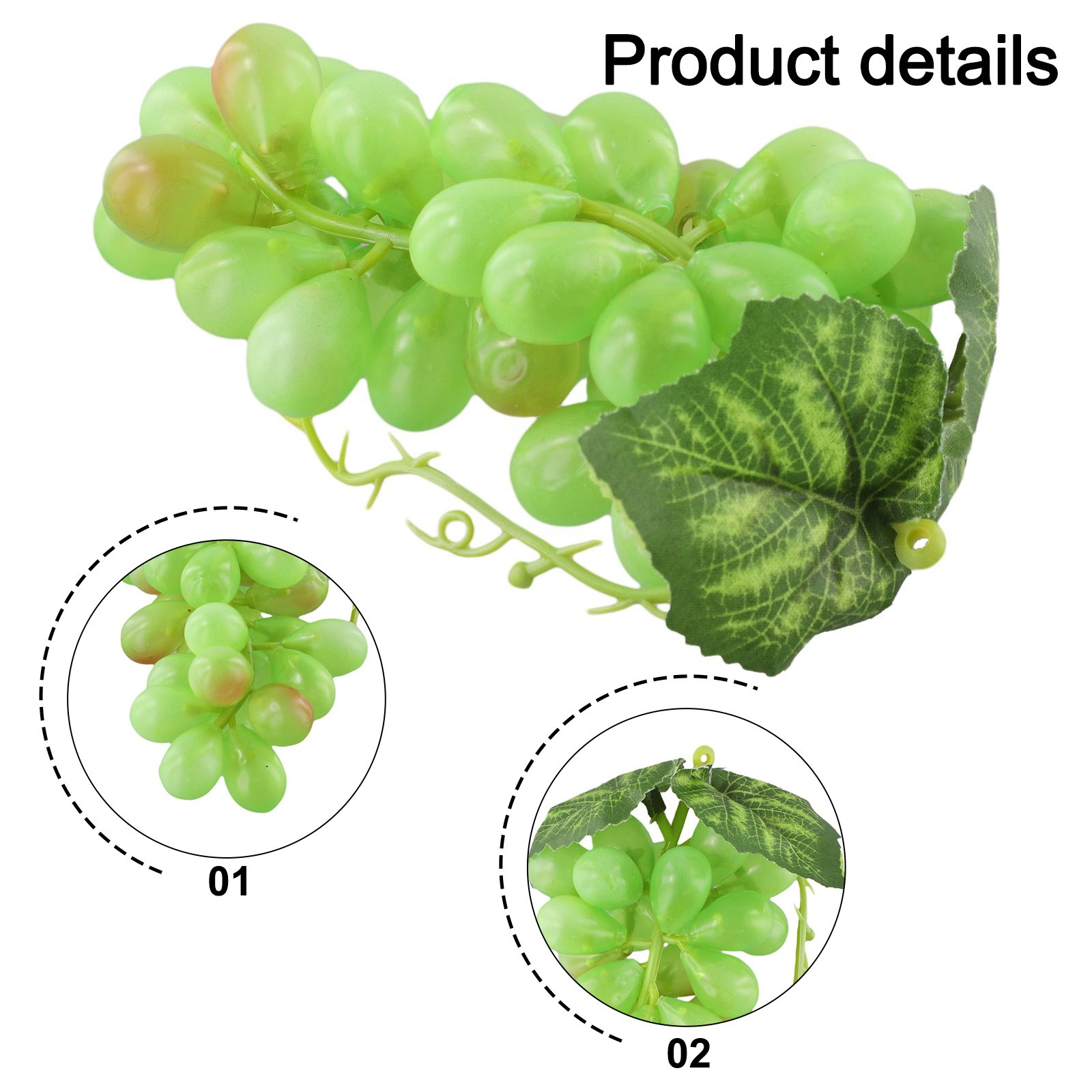 Lifelike Decorative Grapes Bunch for Shops and Windows Authentic Weight - Bild 31 von 50