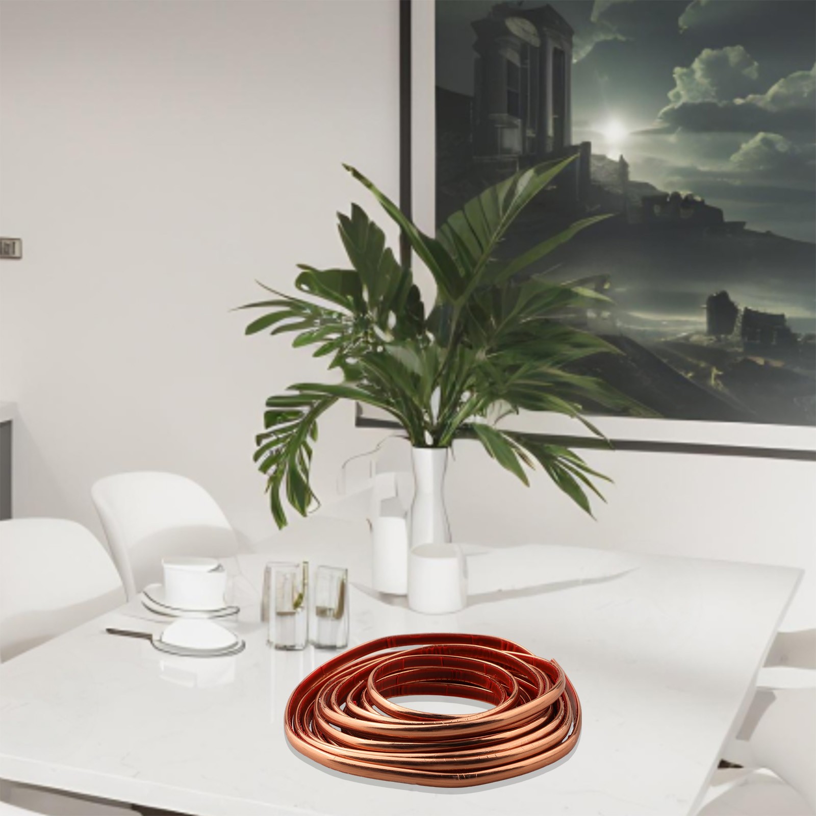 3D Hochglanz PVC Eck Zierleiste 0 8CM x 5M Stil und Schutz kombiniert - Bild 55 von 65