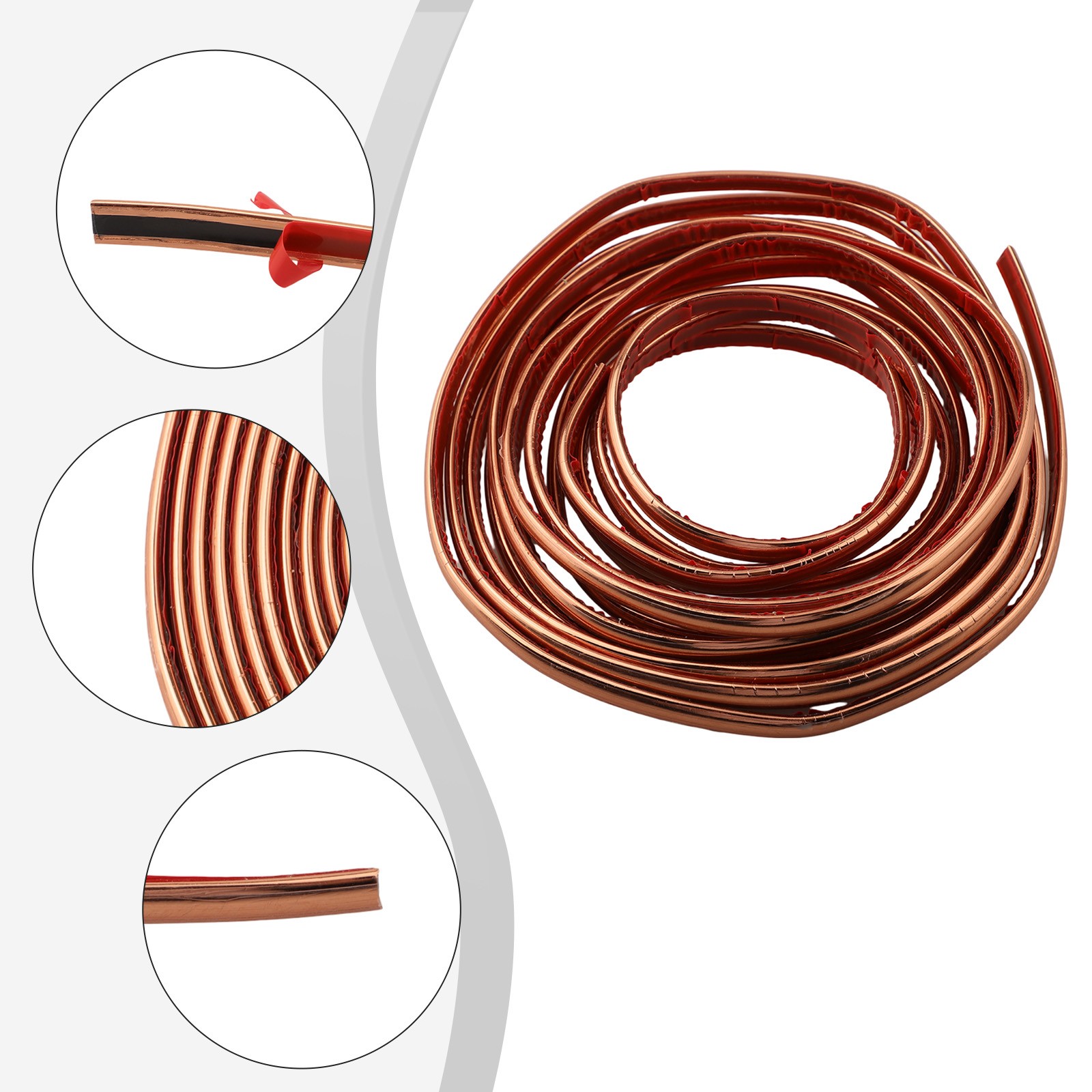 3D Hochglanz PVC Eck Zierleiste 0 8CM x 5M Stil und Schutz kombiniert - Bild 54 von 65