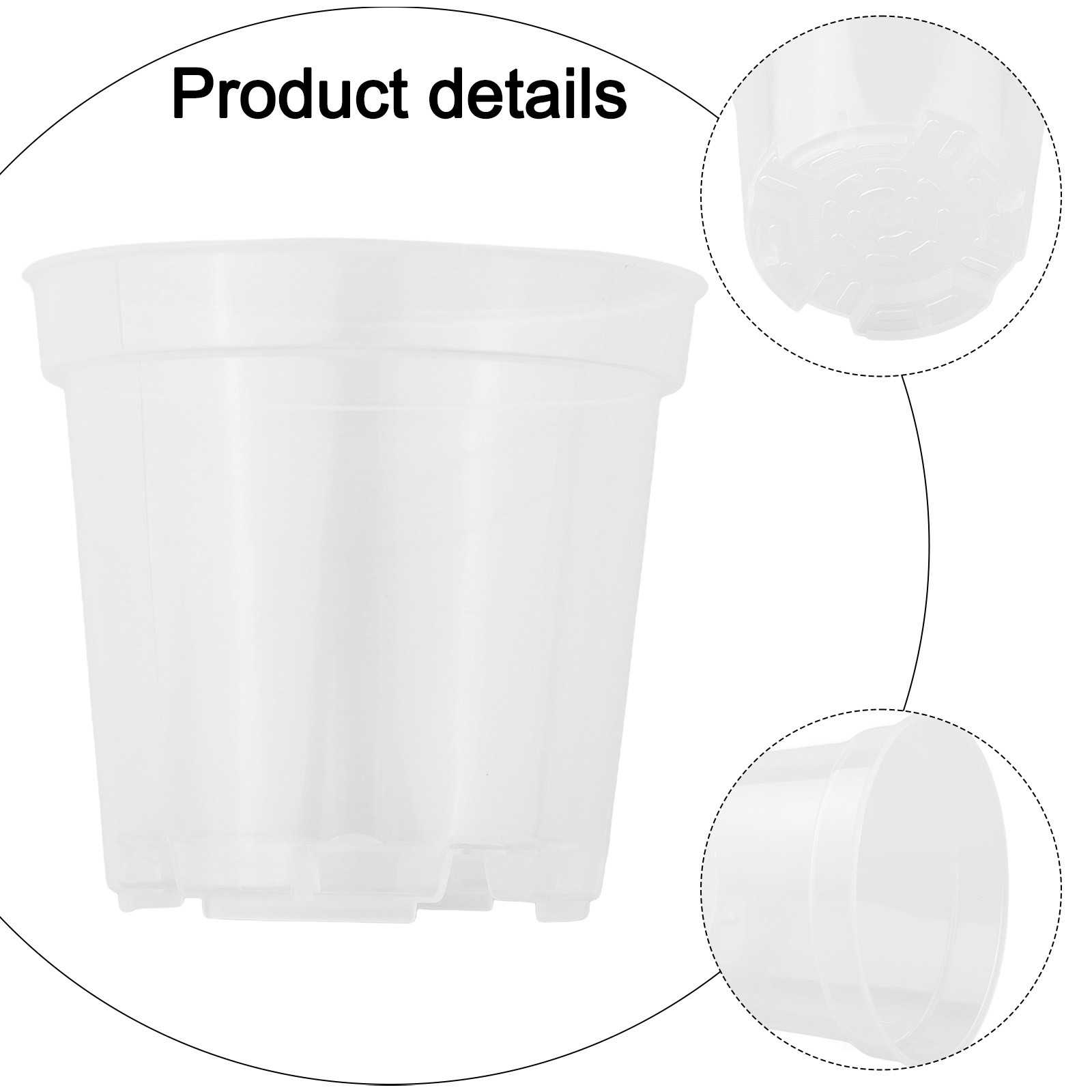 Pots de plantes transparents pots de fleurs en plastique acheter évite lengorgement co