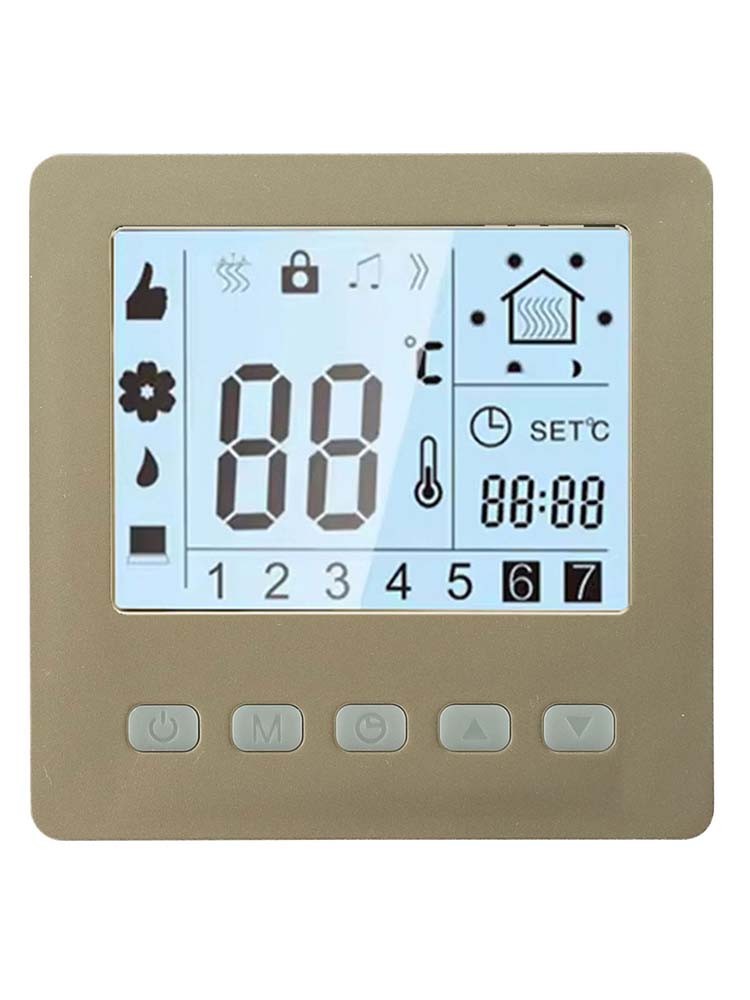 Digital Thermostat for Smart Temperature Control LCD Display and 24H Timer