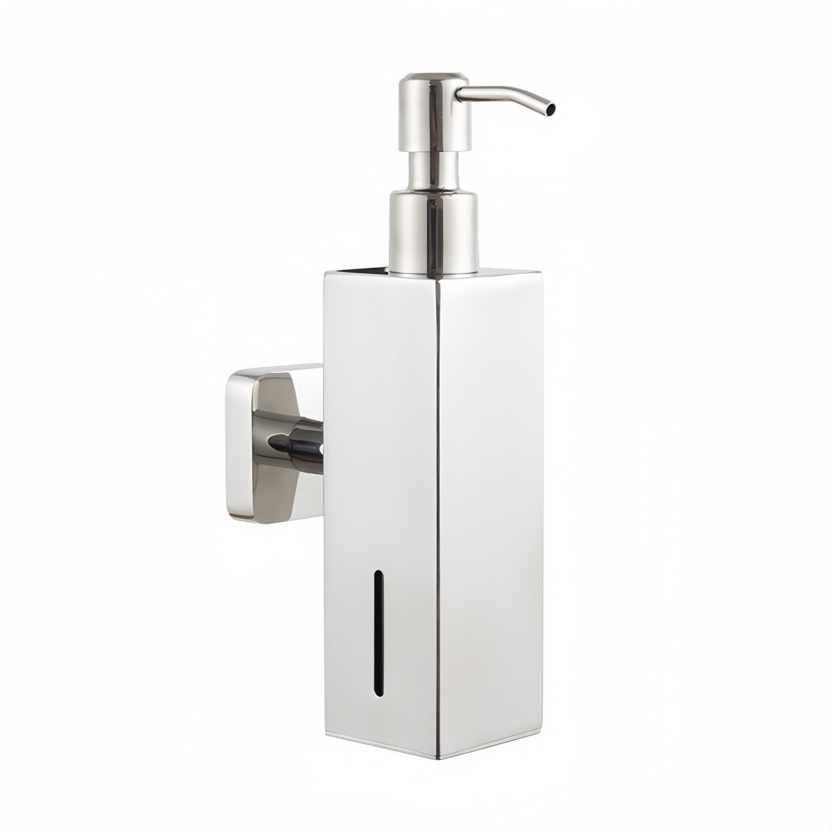 Clever Space Saving Solution Stainless Steel Wall Mount Soap Dispensing Bottle