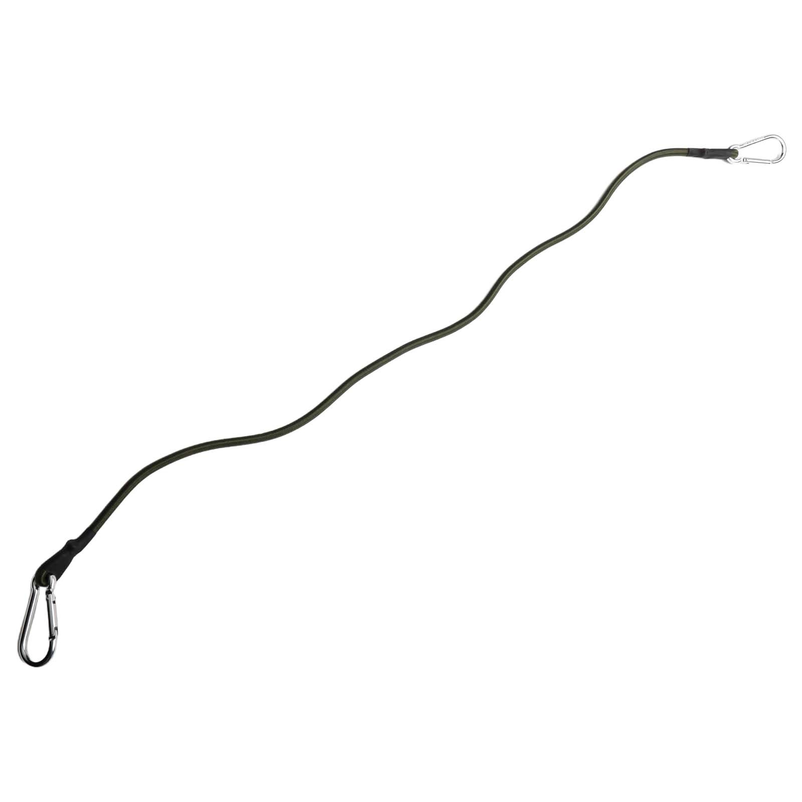 Flexible Carabiner Hook Bungee Straps 30/60/90/120cm Length Black Color - Picture 37 of 53