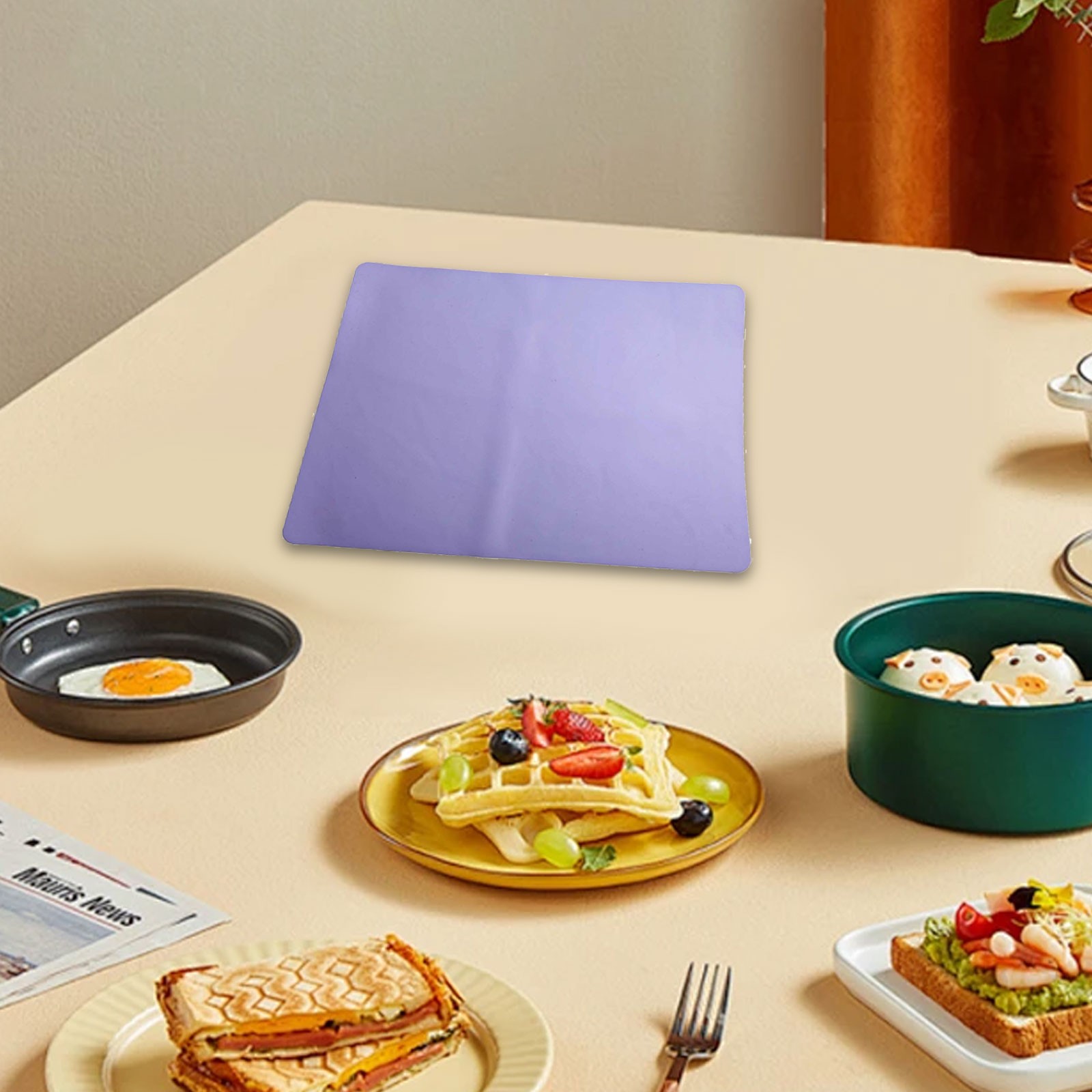 Heat Resistant Silicone Placemats Non Slip Reusable and for Any Occasion - Picture 43 of 56