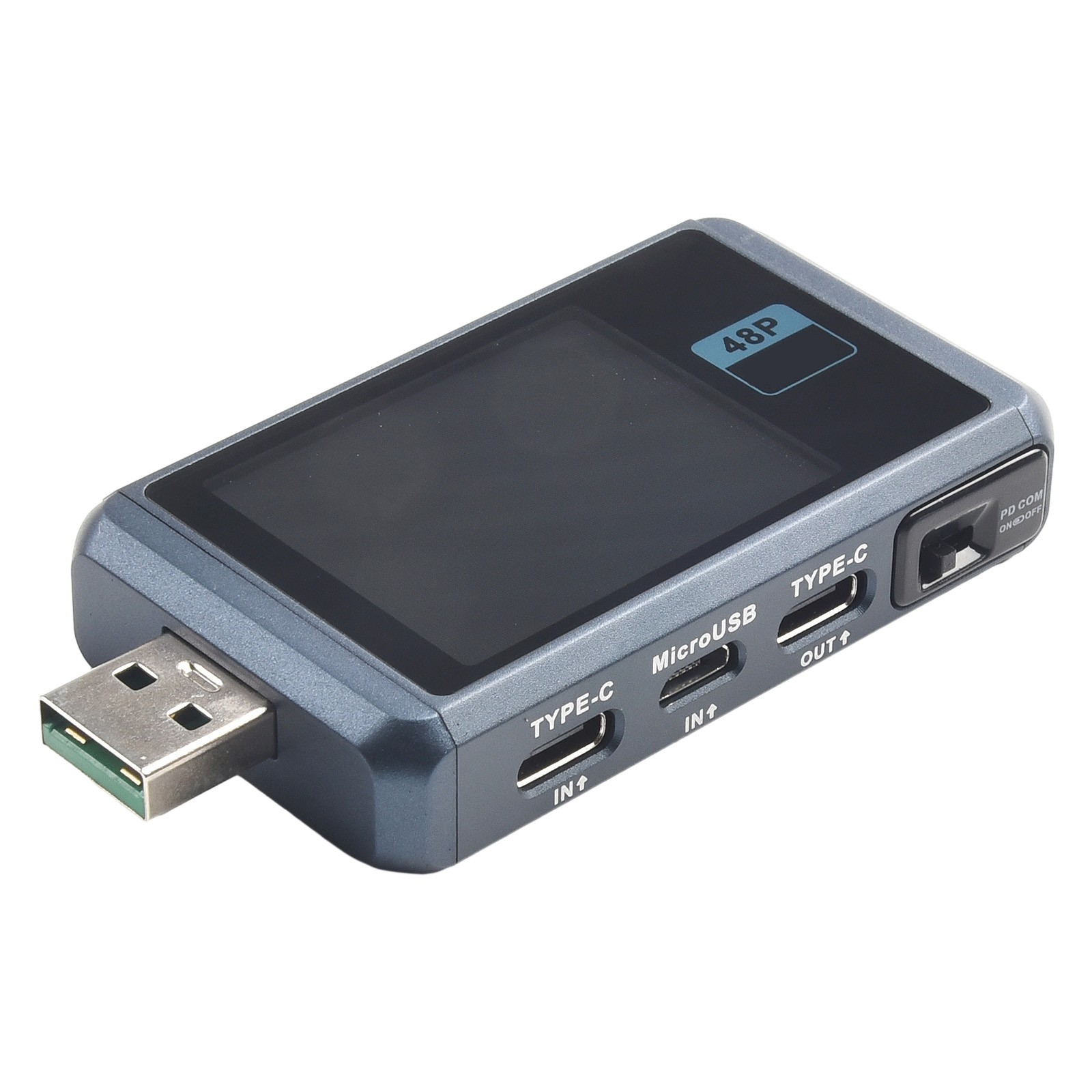 USB Ladeger?t Tester f??r USB Schnittstellen messen Netzteil oder Stromverbrauc - Bild 14 von 14