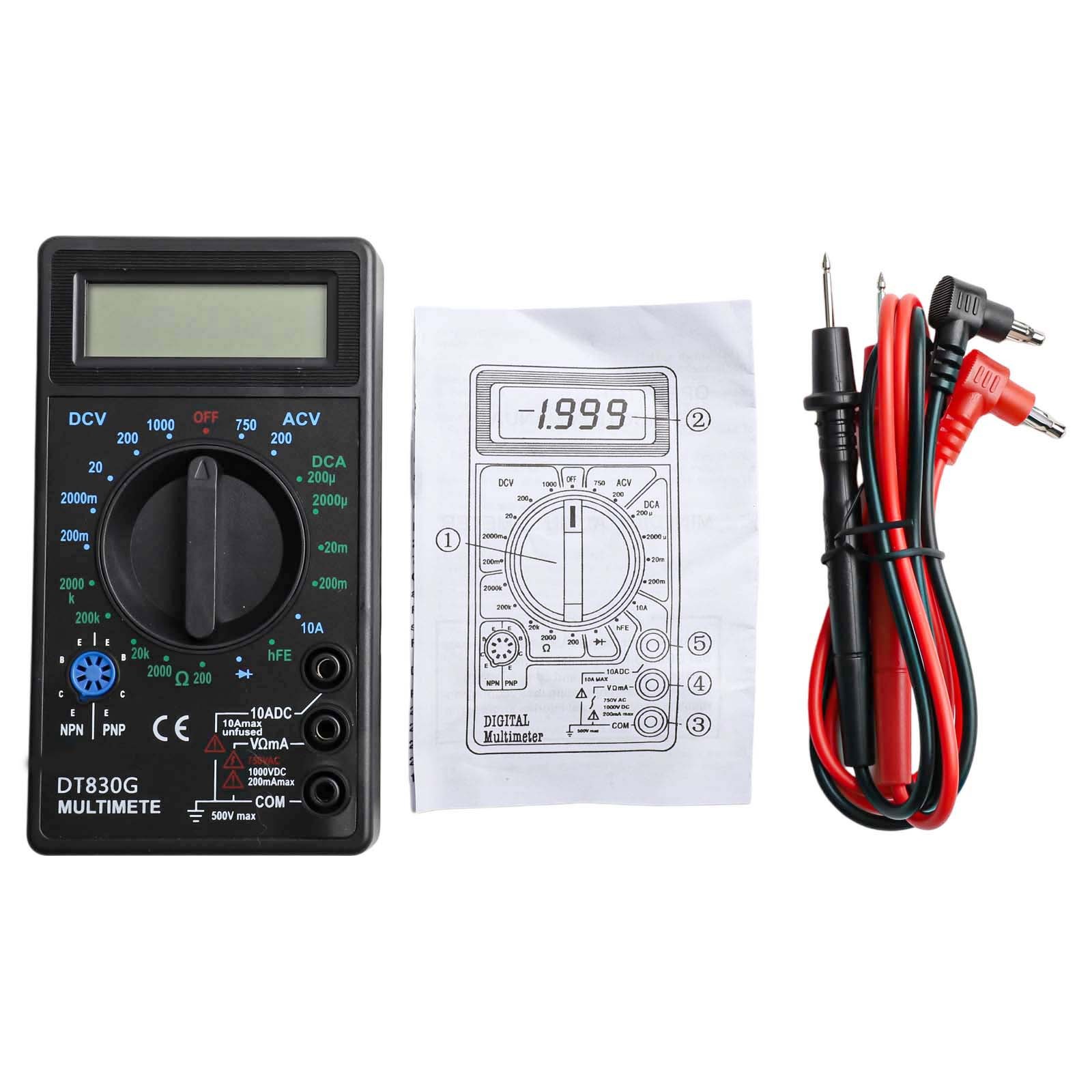 Ammeter Ohmmeter Multimeter Low Voltage Indication Resistance Measurement - Picture 36 of 36