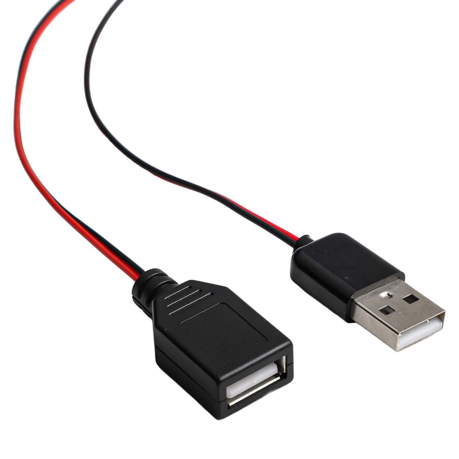 For Alligator Clip Test Cable USB Male to Female Power Connection 60CM - Picture 30 of 31