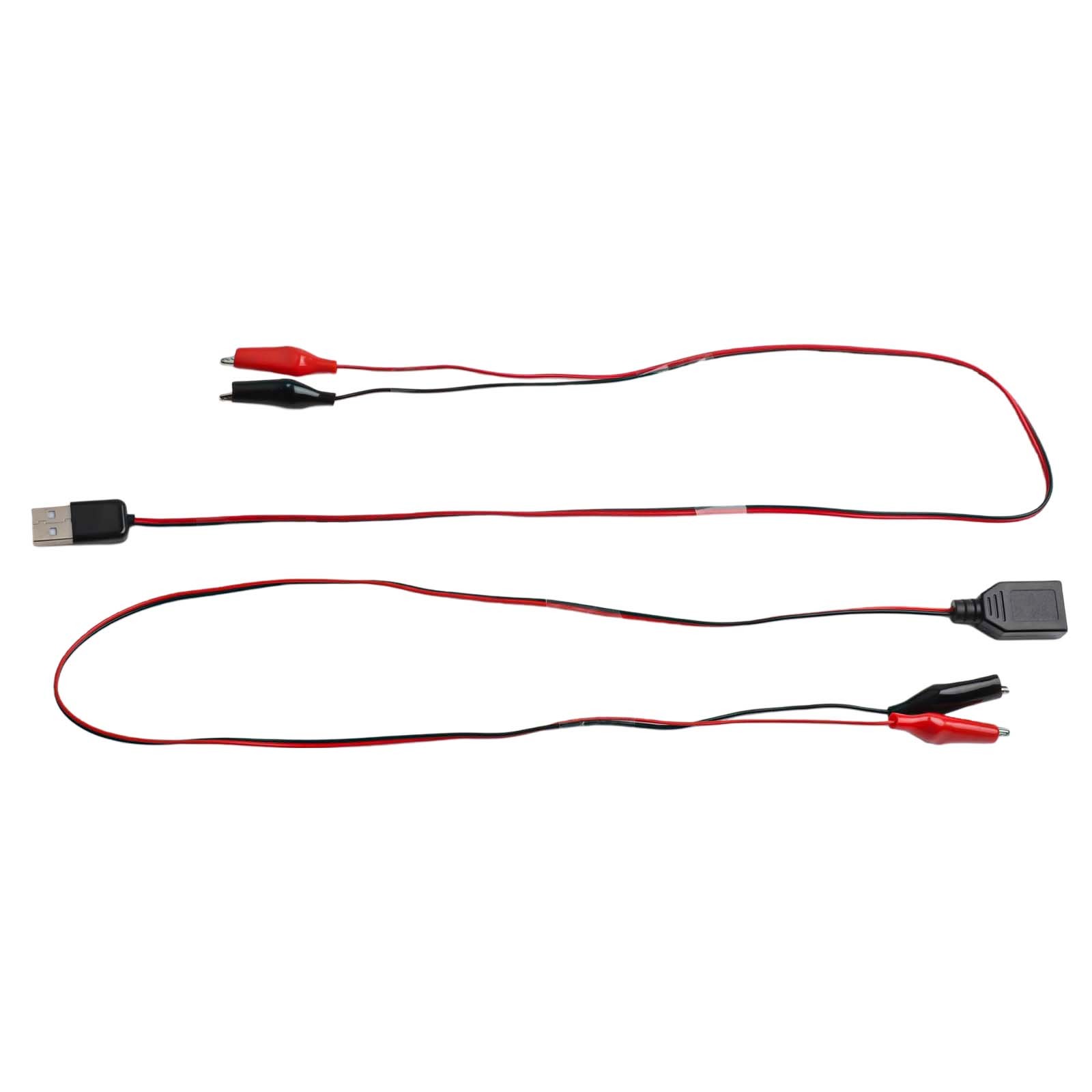 For Alligator Clip Test Cable USB Male to Female Power Connection 60CM - Picture 25 of 31