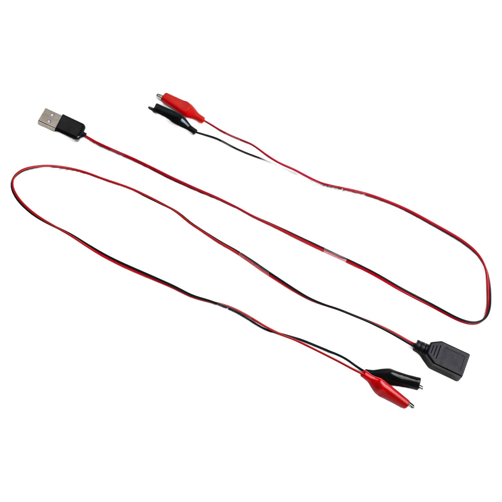 For Alligator Clip Test Cable USB Male to Female Power Connection 60CM - Picture 20 of 31