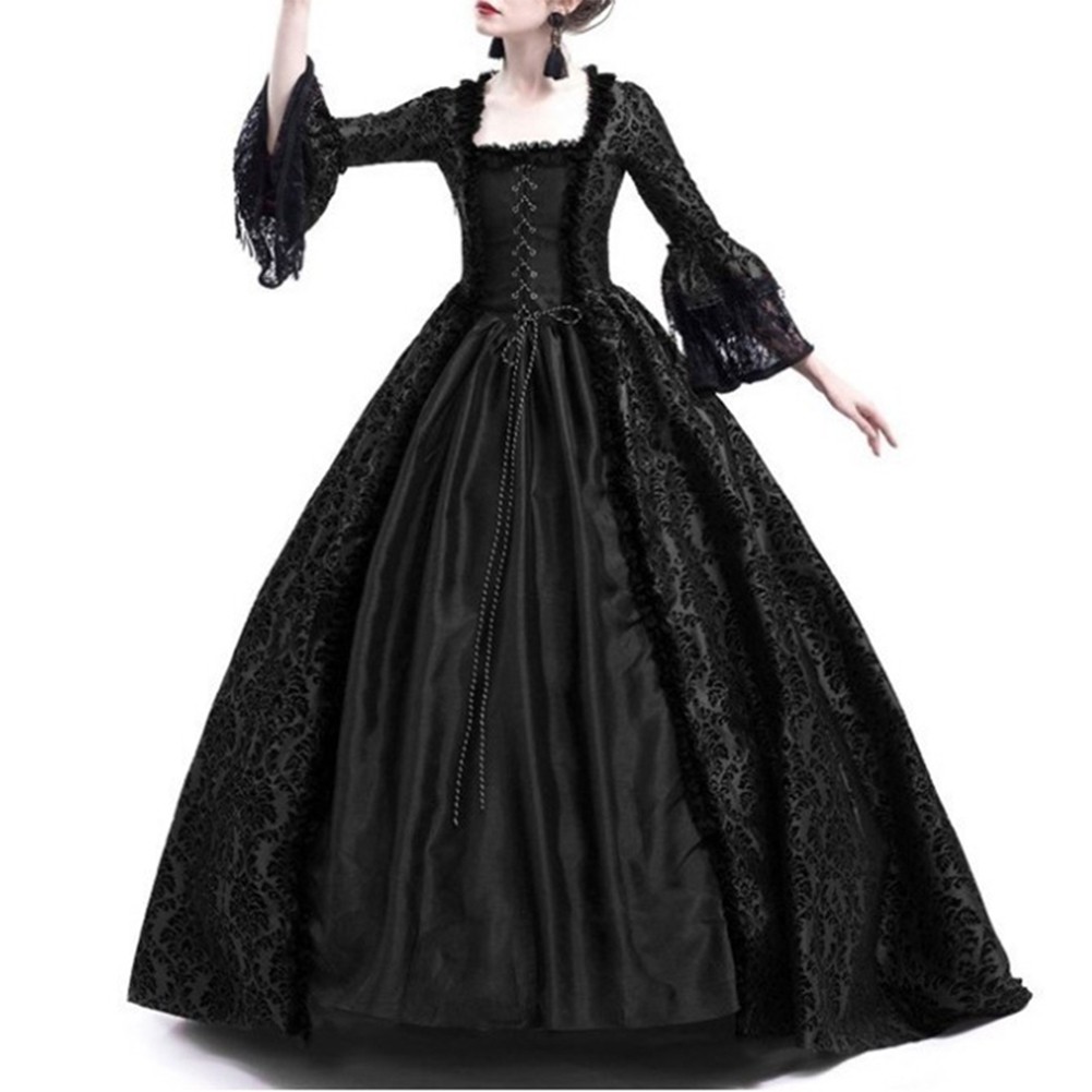 Elegant Gothic Style Ball Gown Suitable for Various Themed Celebrations - Picture 20 of 20
