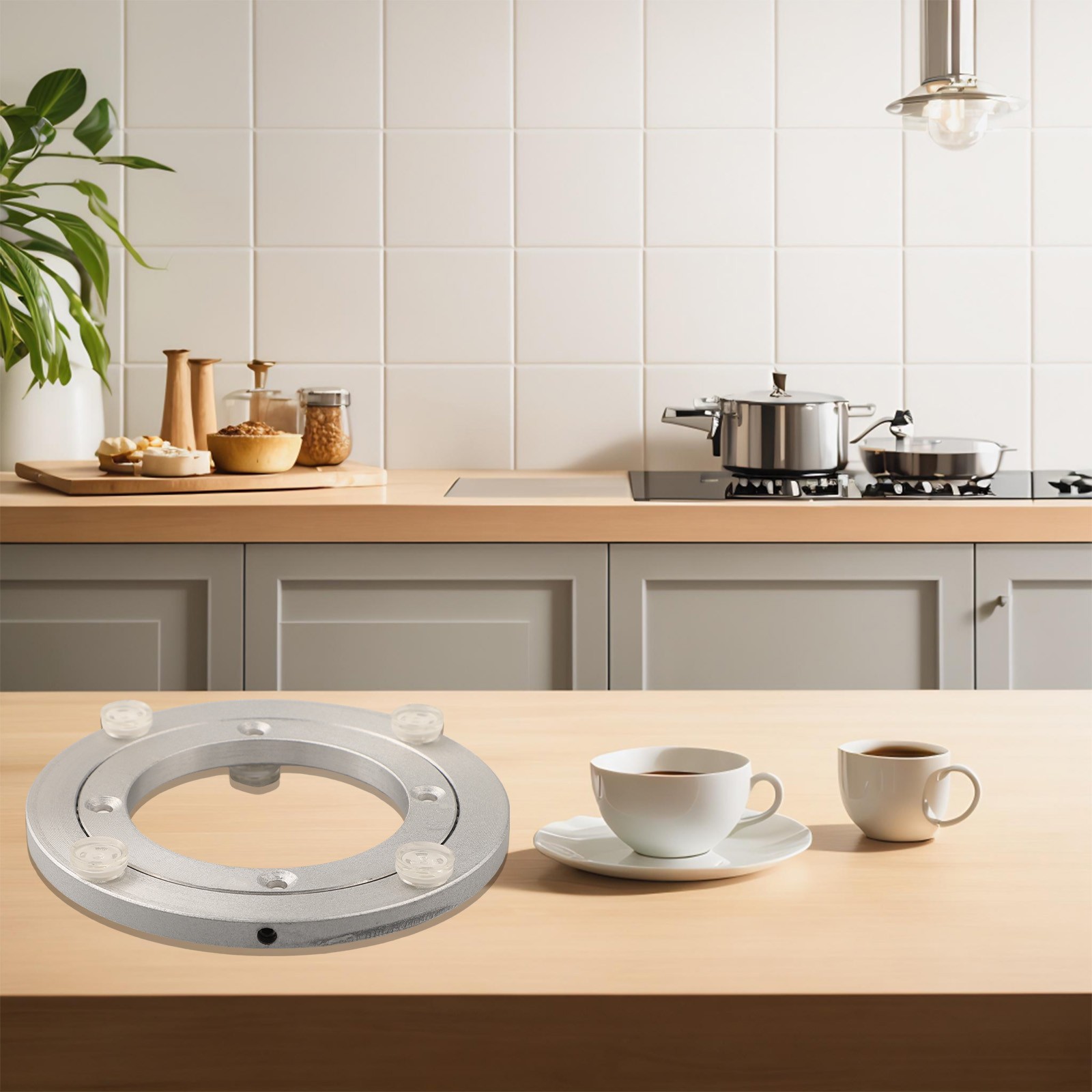 Lazy Susan Turntable Featuring Height Offset Design to Reduce Noise During Use - Picture 27 of 62