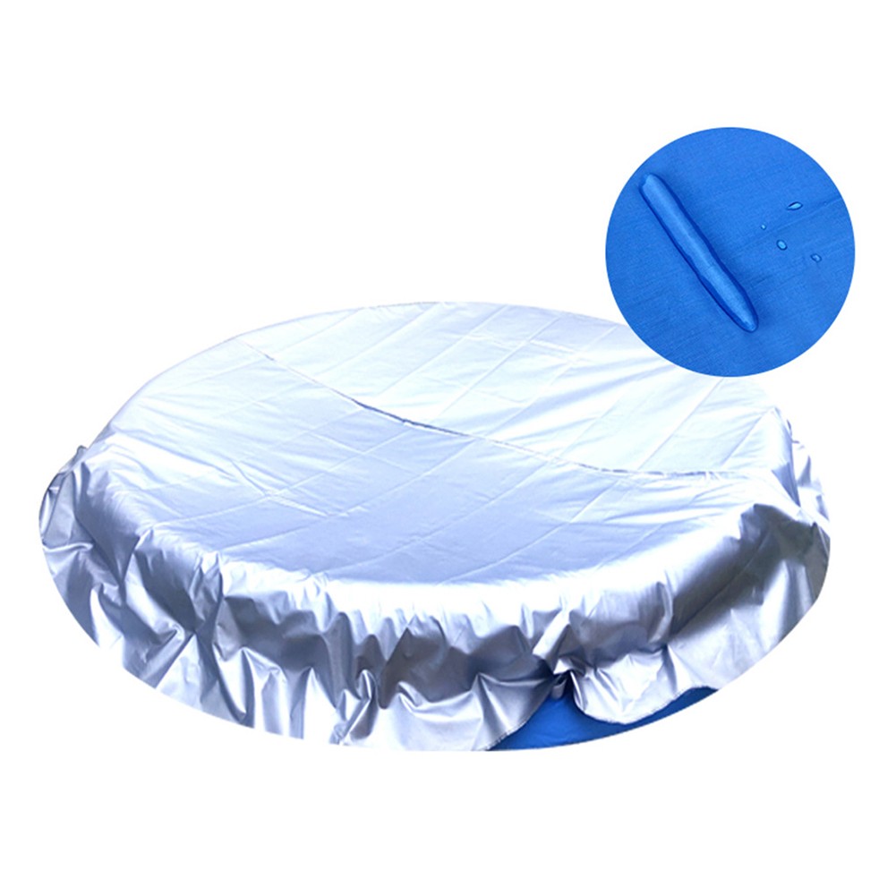 All Weather 210D Oxford Tuch Poolabdeckung für rund für oberirdischen Einsatz - Bild 17 von 29