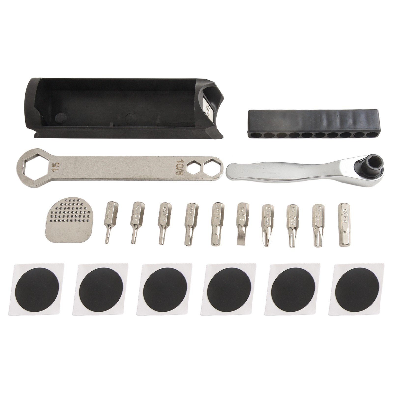 Kit de herramientas para bicicleta caja de herramientas oculta 140 mm * 35 mm bolsa de almacenamiento interior amplia caja de herramientas - Imagen 25 de 30