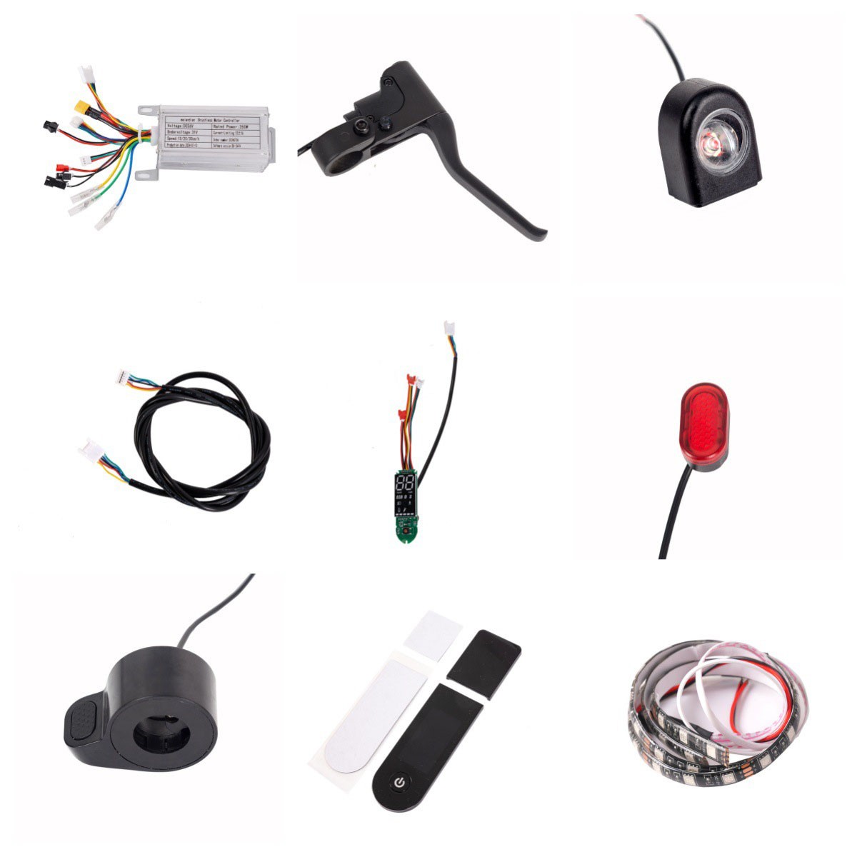 Comprehensive Replacement Kit for Electric Scooters Includes Everything Needed