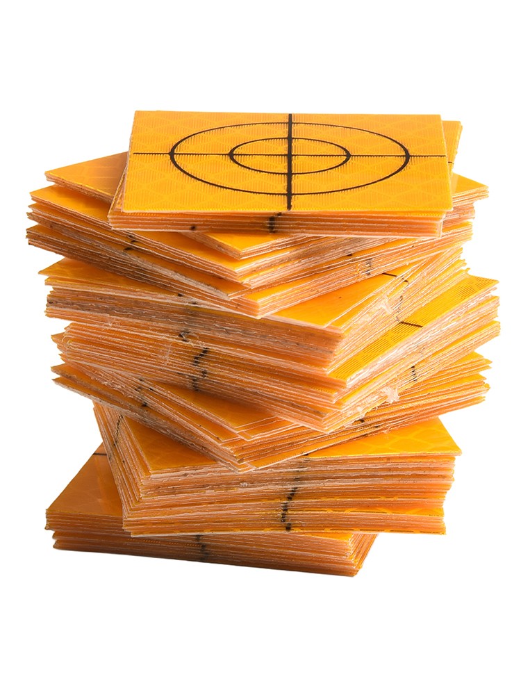 100pcs Reflex Target Marks Yellow 20/30/40/50/60mm Total Station Reflector Sheet D - Picture 44 of 70