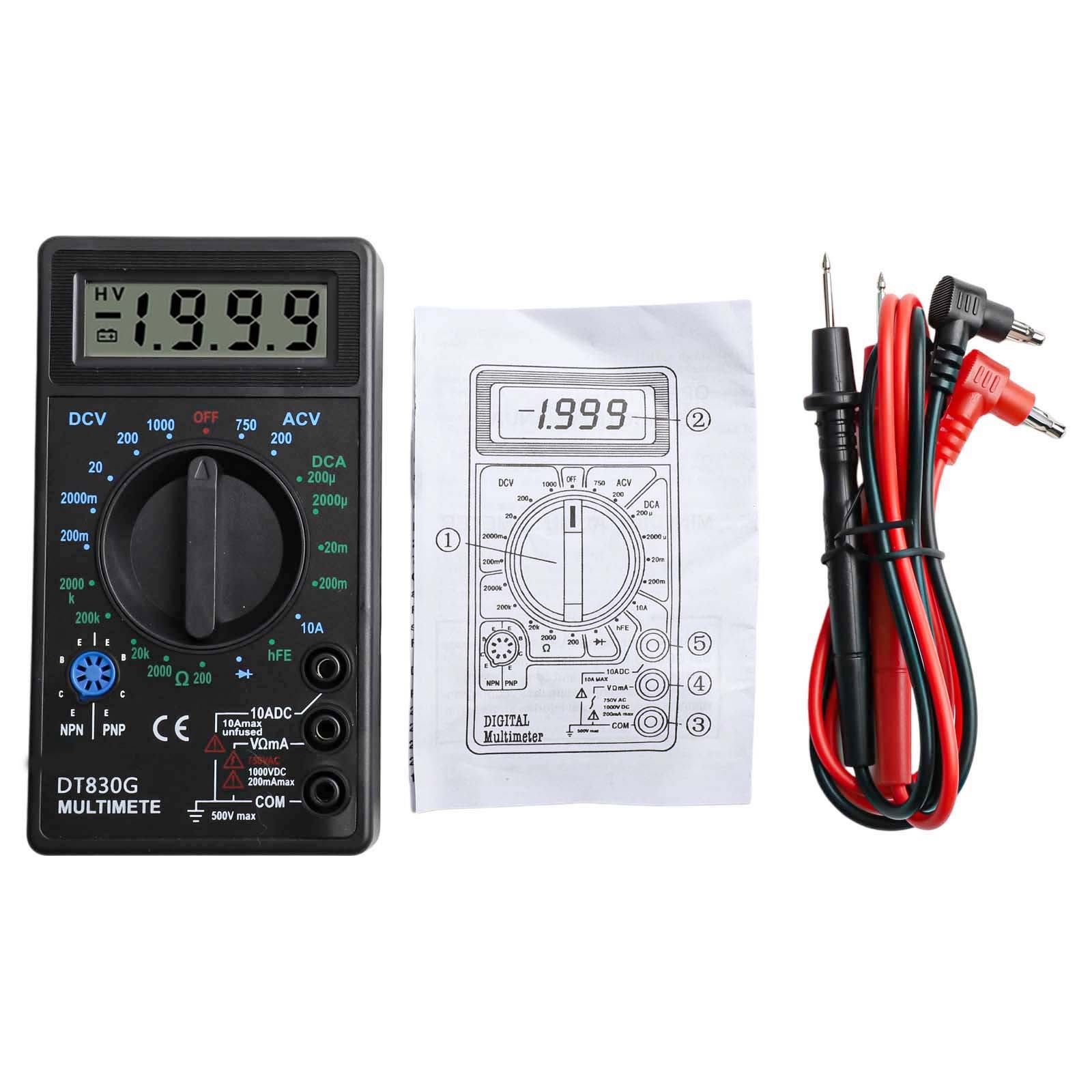 Ammeter Ohmmeter Multimeter Low Voltage Indication Resistance Measurement - Picture 34 of 36