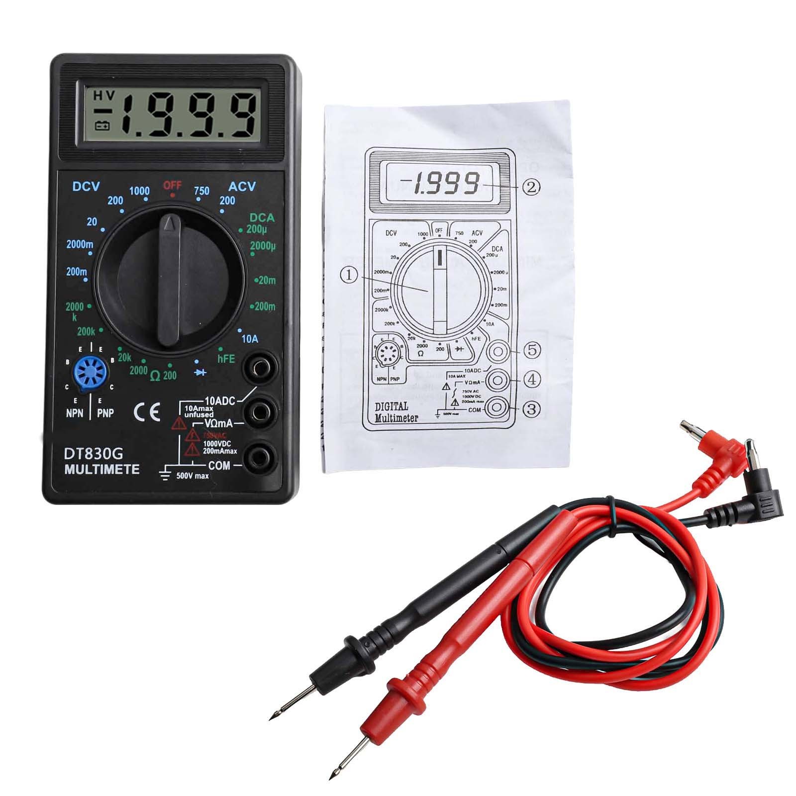 Ammeter Ohmmeter Multimeter Low Voltage Indication Resistance Measurement - Picture 25 of 36