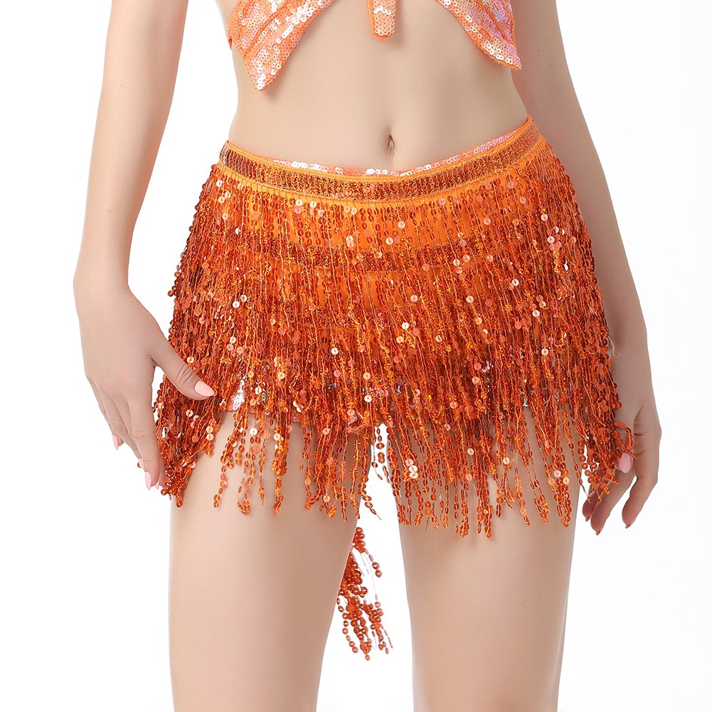 Lace Hip Scarf with Sequin Tassels Ideal for Indian Dance and Women's Costumes - Picture 57 of 74