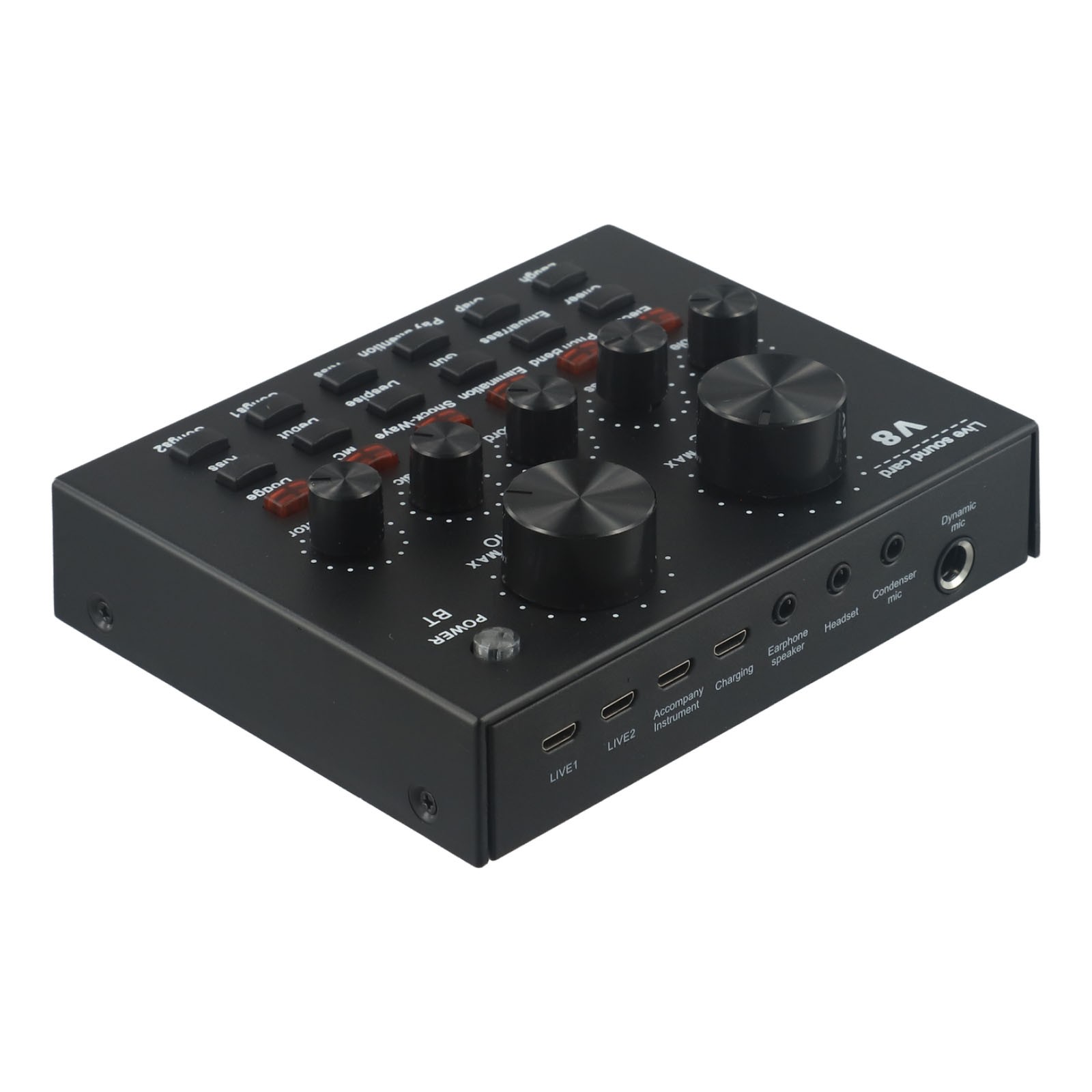 High Performance V8 External Sound Card Set with Essential Accessories - Photo 5/12